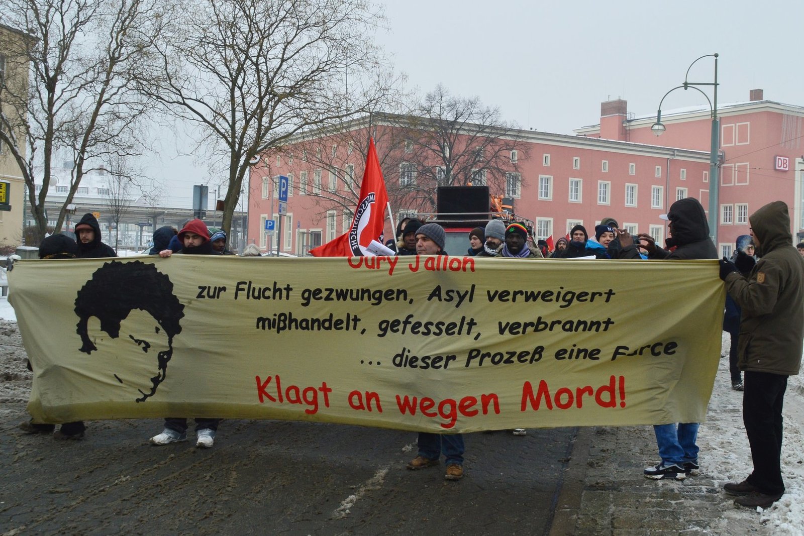 Demonstration in Dessau