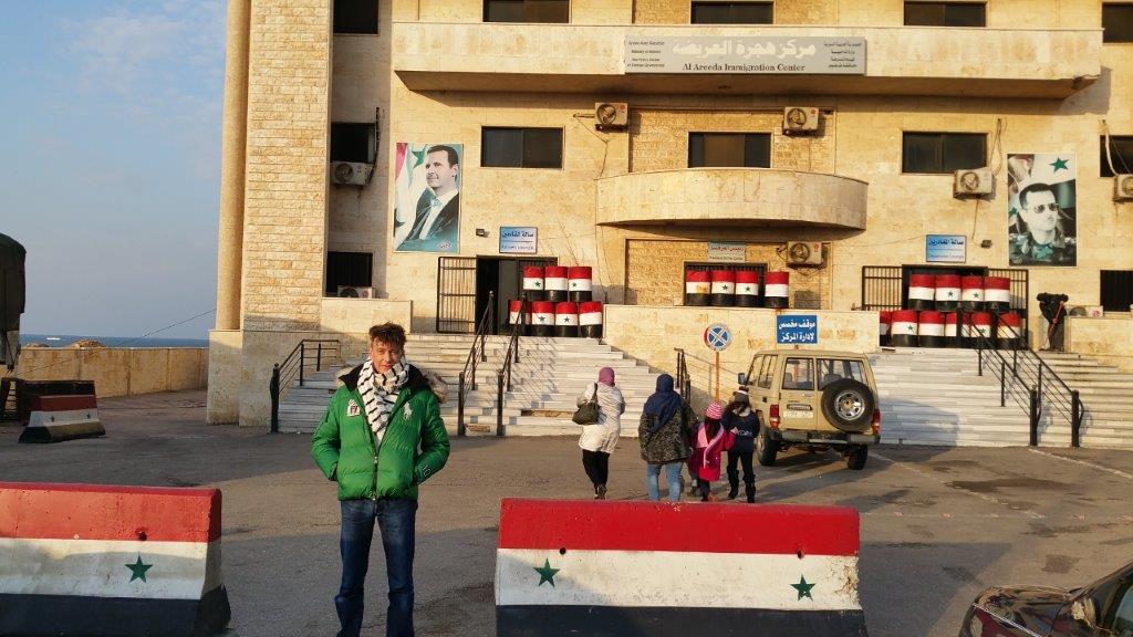 Grenzübertritt vom Libanon nach Syrien in Al Areeda (23.12.2016)