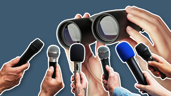 Journalisten unter Beobachtung