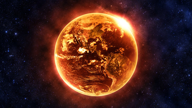 Der Planet als Backofen