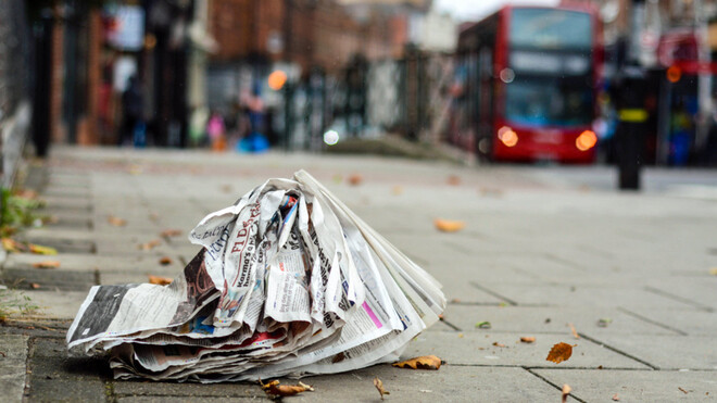 Das Ende der Zeitung