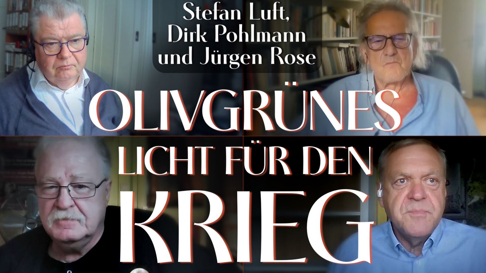 Olivgrünes Licht für den Krieg