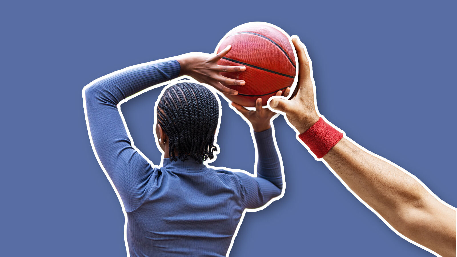 Männinnen im Ballbesitz