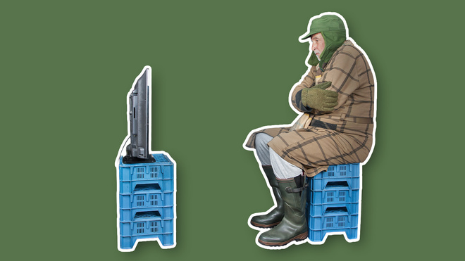 Knapp über der Grenze