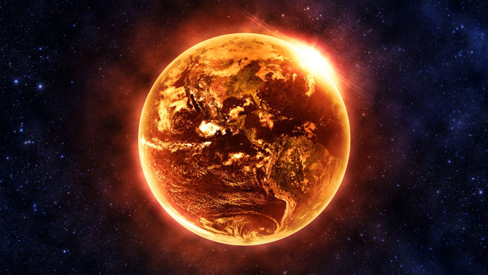 Der Planet als Backofen