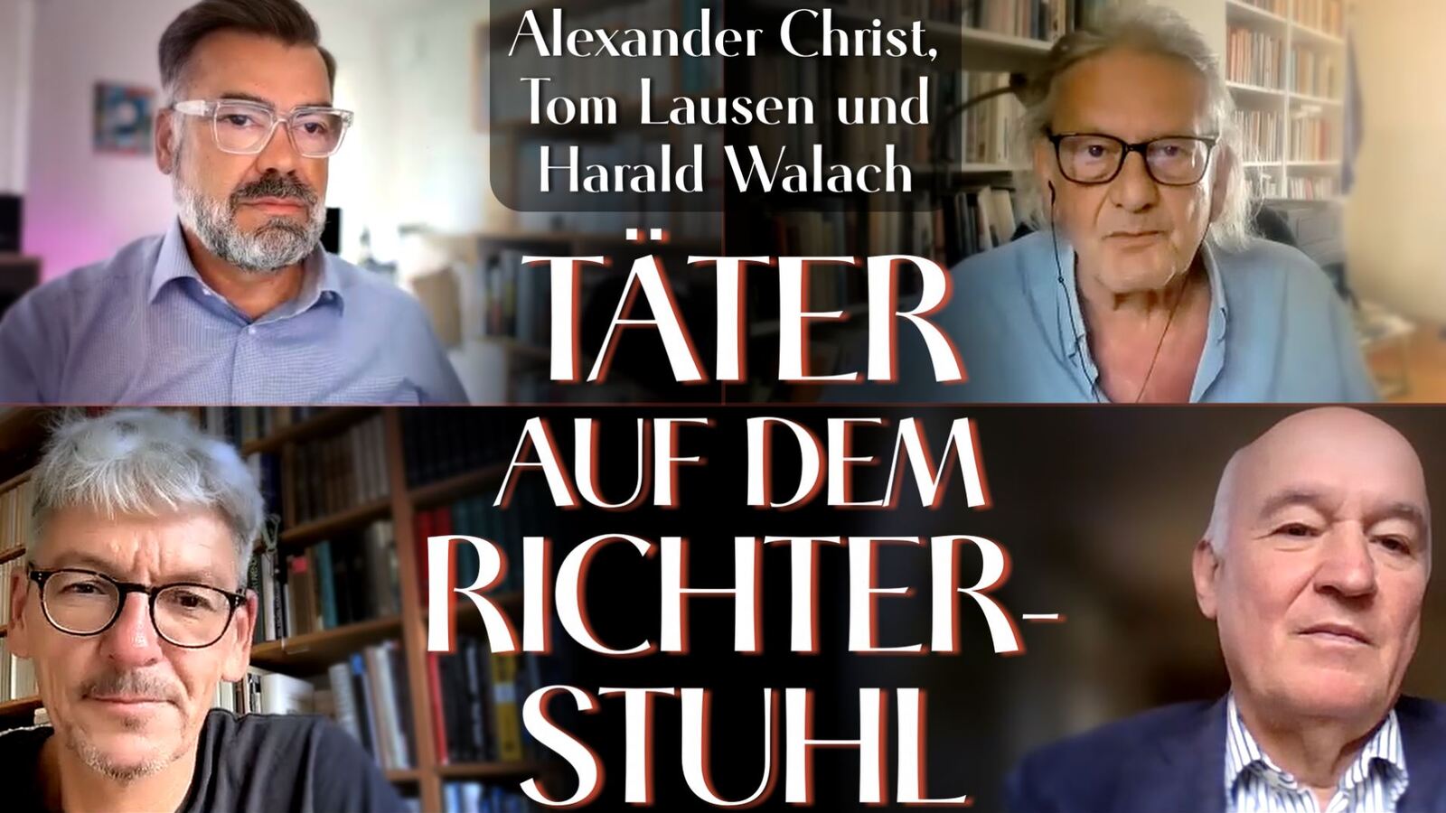 Täter auf dem Richterstuhl 