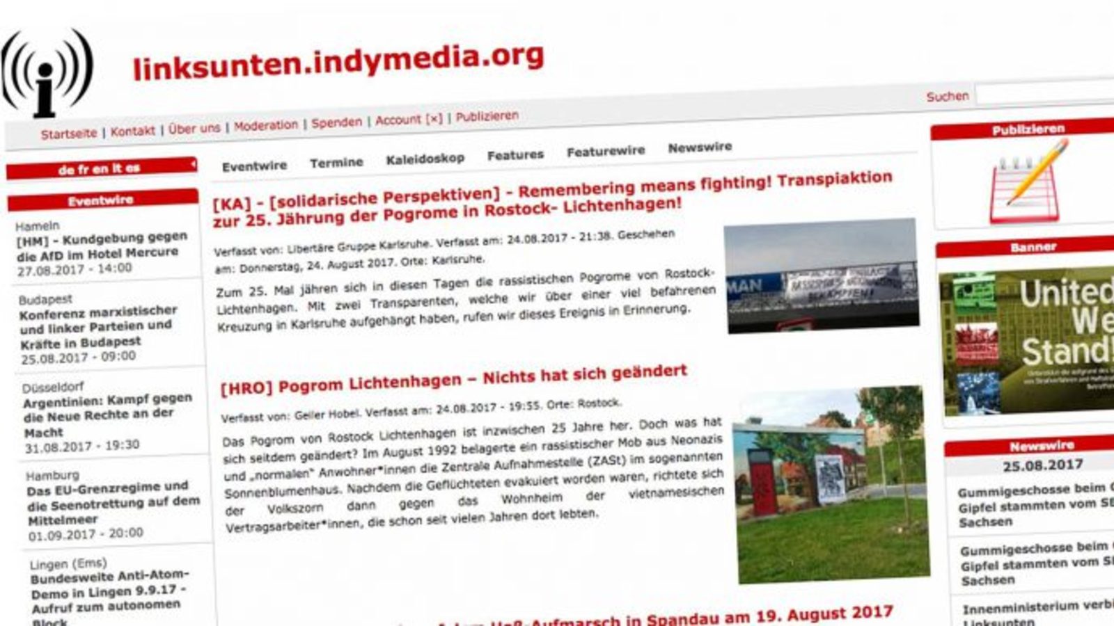 linksunten.indymedia kehrt bald zurück