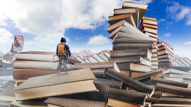 Die Leere zwischen zwei Buchdeckeln